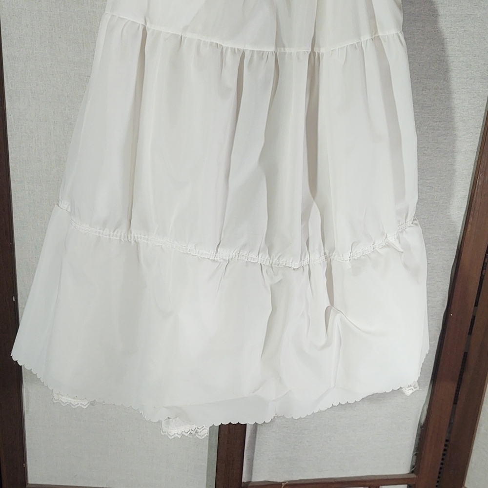 Vintage Midi Length Crinoline Slip Skirt Sz M - Picture 3 of 8